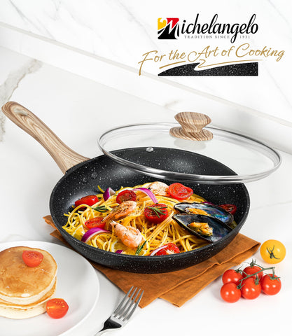 Michelangelo scratch-resistant interior supports long-lasting everyday cooking.