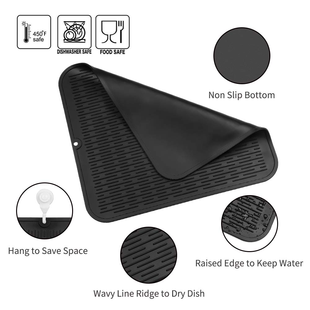 MicoYang silicone mat used as refrigerator liner, keeps shelves organized and clean.