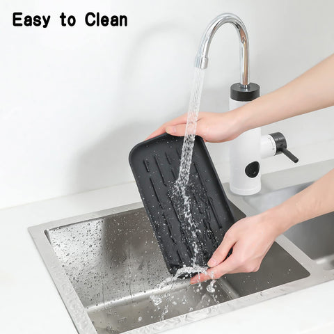 MicoYang drying mat space dries glasses and cups efficiently.