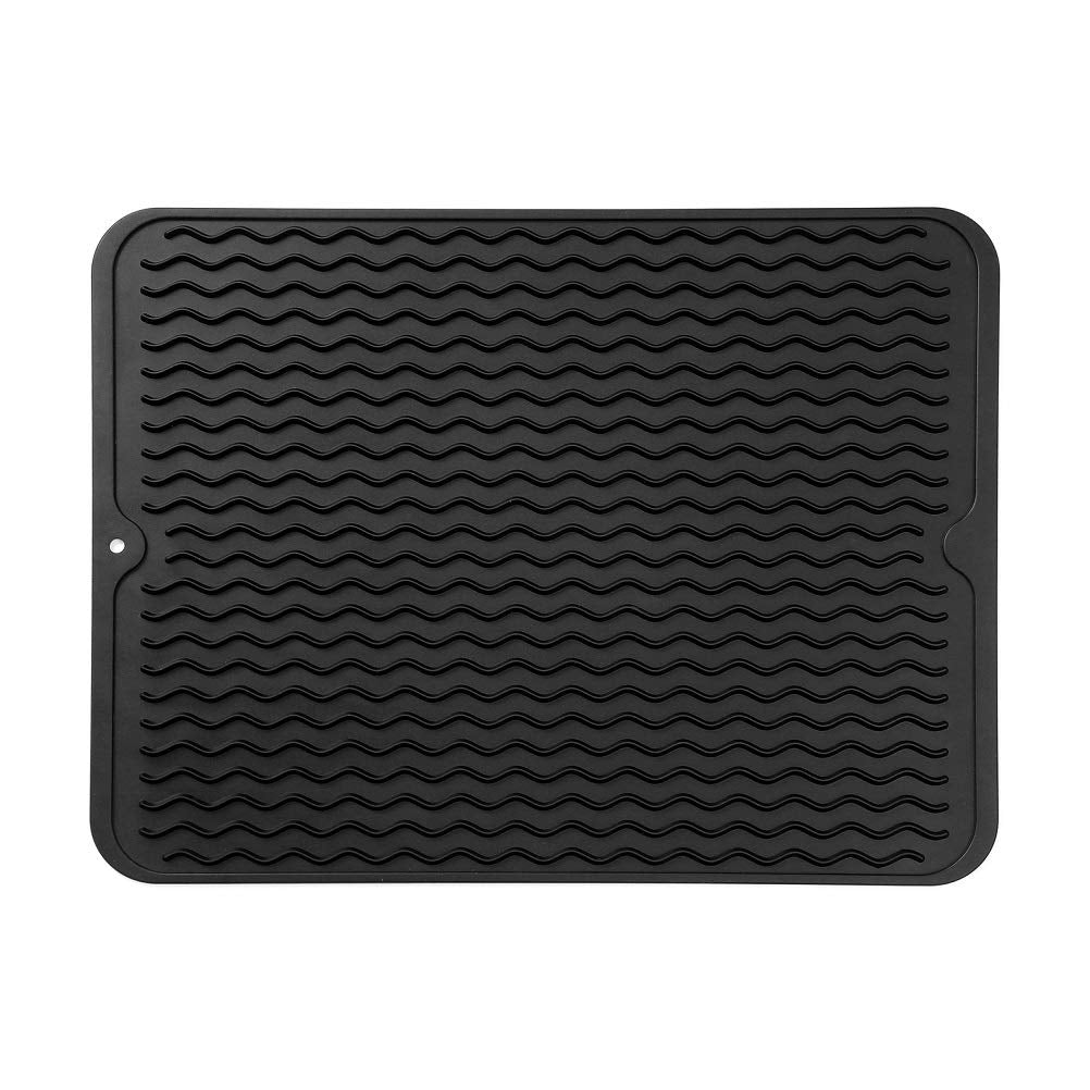 MicoYang silicone dish drying mat on counter for organized drying and counter protection.
