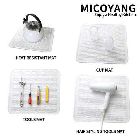 MicoYang silicone mat used as a drawer liner for organization.