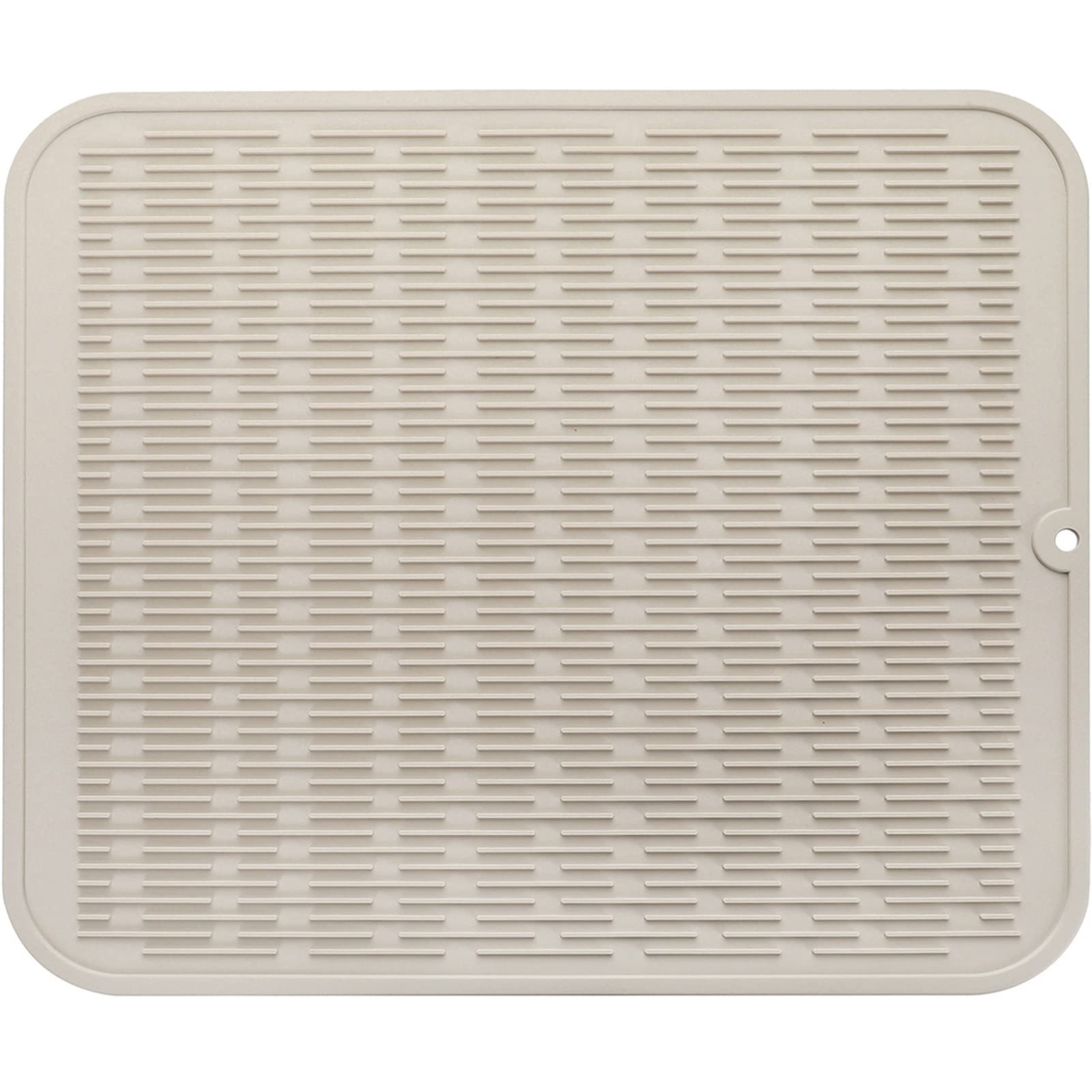 MicoYang silicone dish drying mat multi-use on countertop keeps dishes organized and dries quickly.