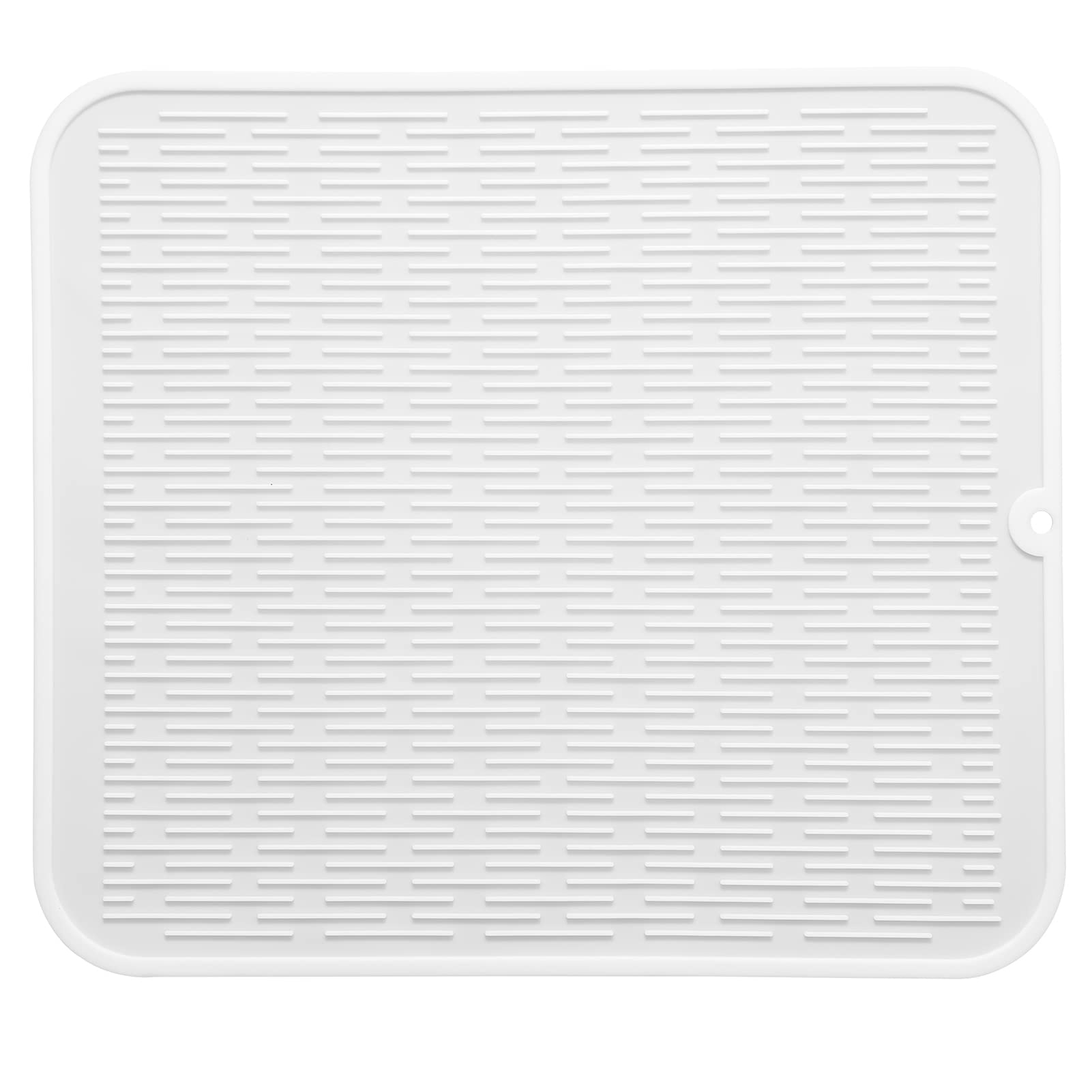 MicoYang silicone dish drying mat on counter for air drying.