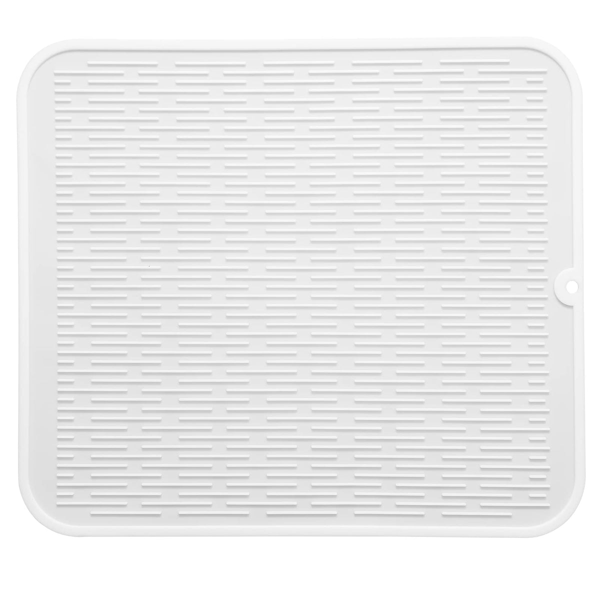 MicoYang silicone dish drying mat on counter for air drying.