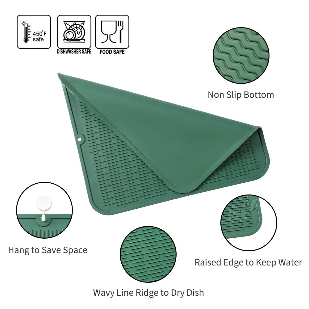 MicoYang mat in refrigerator drawer protects shelves and keeps items organized.