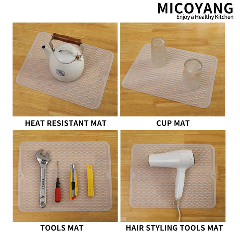 MicoYang heat-resistant mat protects surfaces under hot cookware.