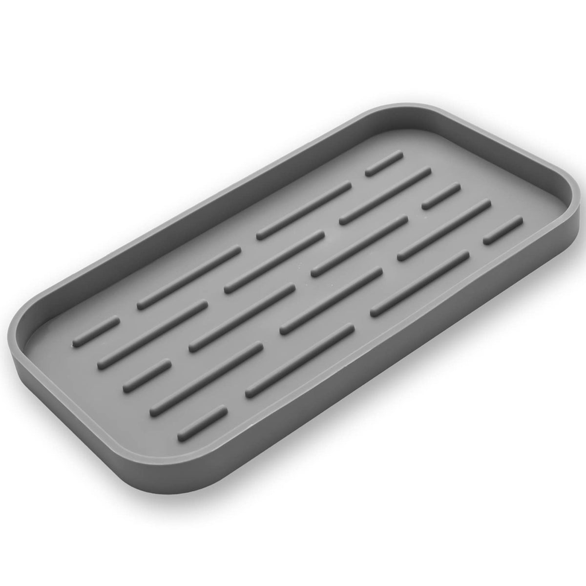 MicoYang silicone sink organizer tray with sponge holder keeps countertops tidy.