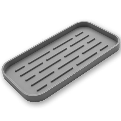 MicoYang silicone sink organizer tray with sponge holder keeps countertops tidy.