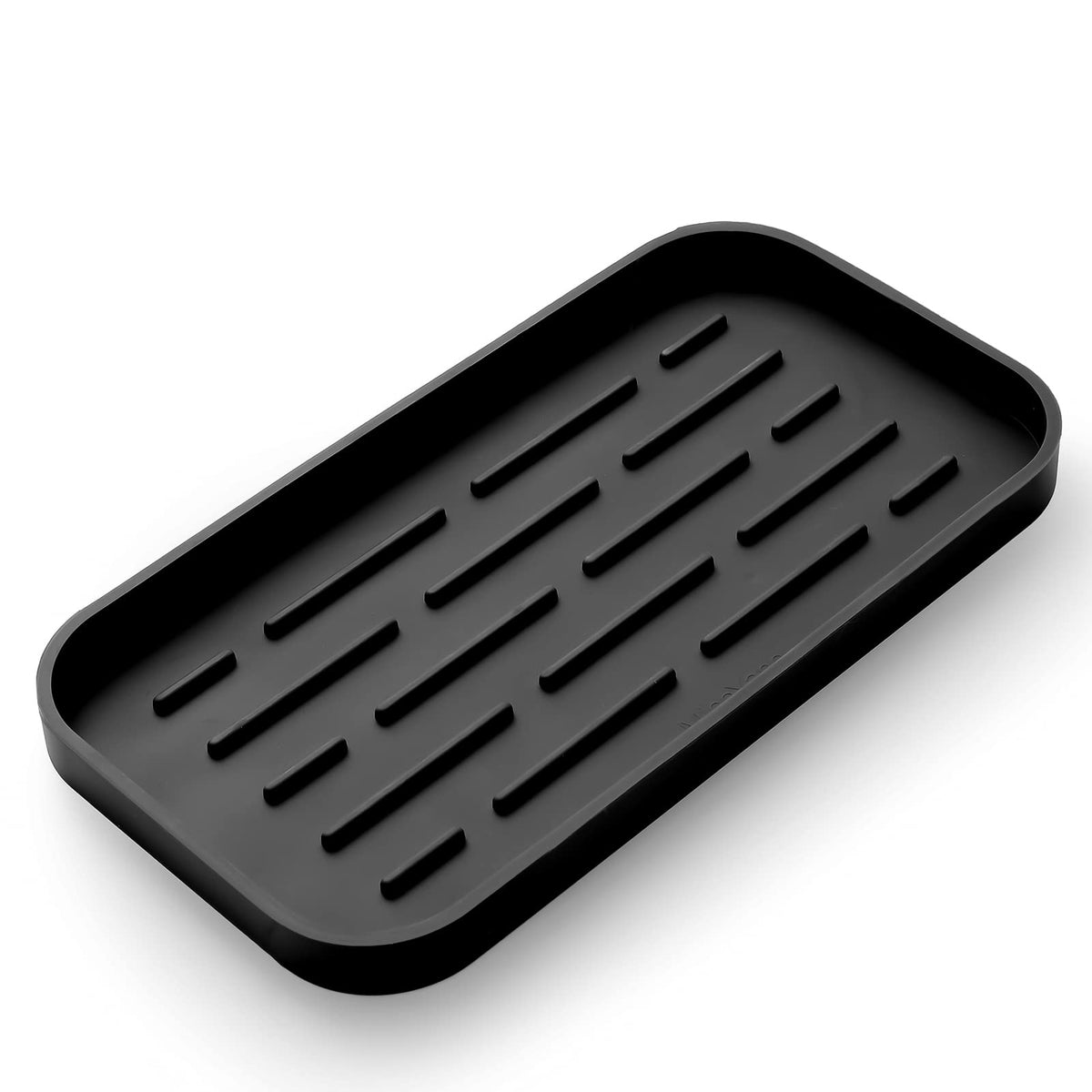 MicoYang silicone sink organizer tray keeps counters tidy and collects spills.