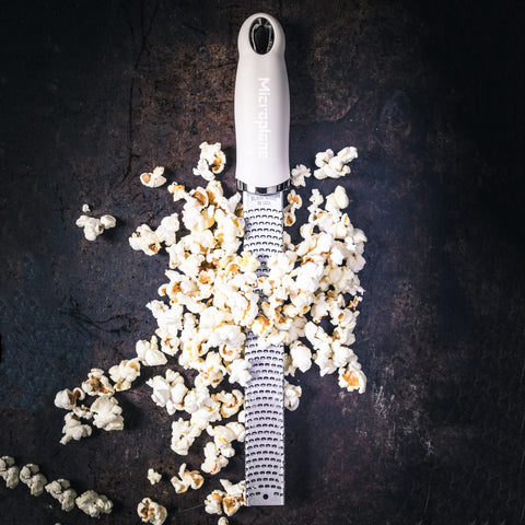 Microplane cashmere beige zester dishwasher safe for easy cleanup after cooking.
