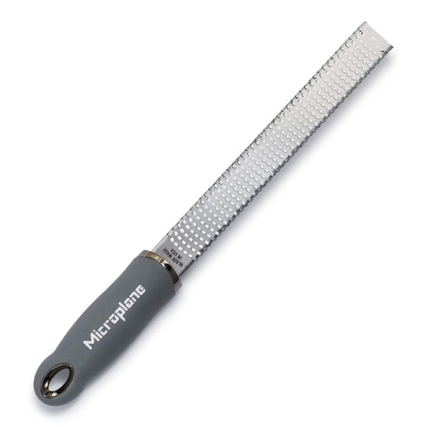 Microplane Premium Classic Grater Grey easy cleanup after cooking.