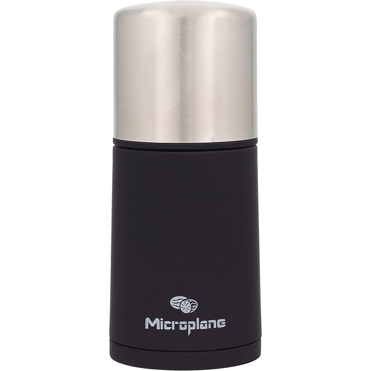 Microplane Spice Mill cap open, ready for loading spices and fresh grinding.