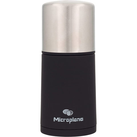 Microplane Spice Mill cap open, ready for loading spices and fresh grinding.