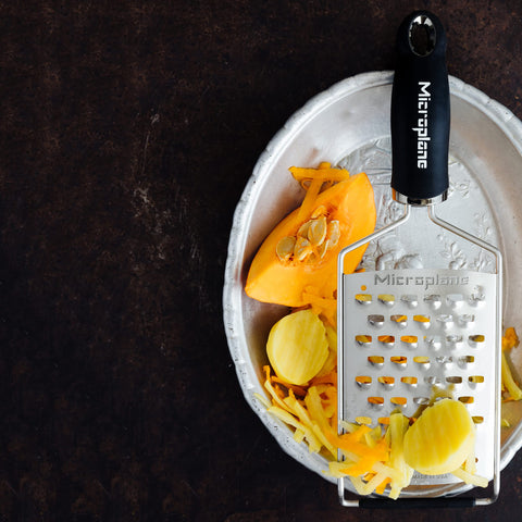 Microplane Ultra Coarse Grater cabbage shredding for quick coleslaw prep