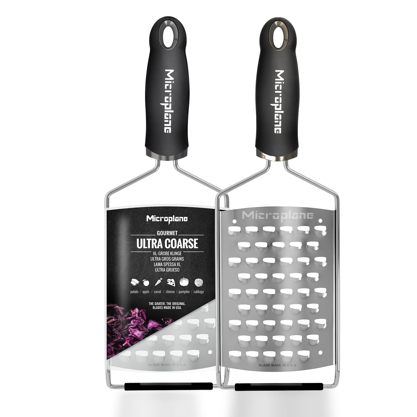 Microplane Ultra Coarse Grater wide blade for fast hash browns