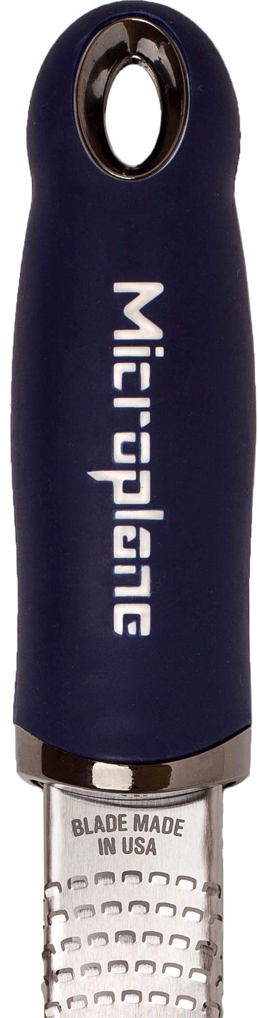 USA-made blades close-up by Microplane for quick zesting and efficient grating