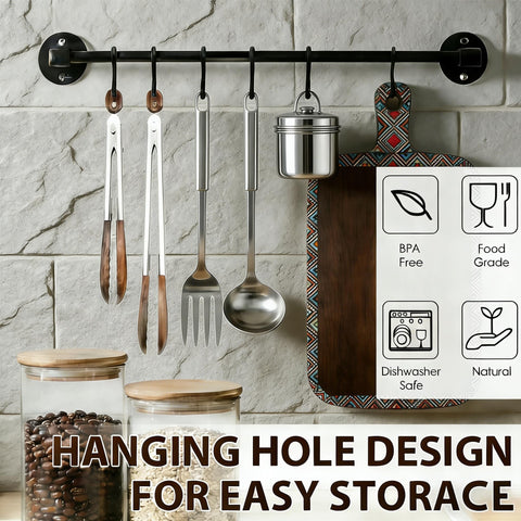 Micyples wooden tongs are easy to clean and dry after use