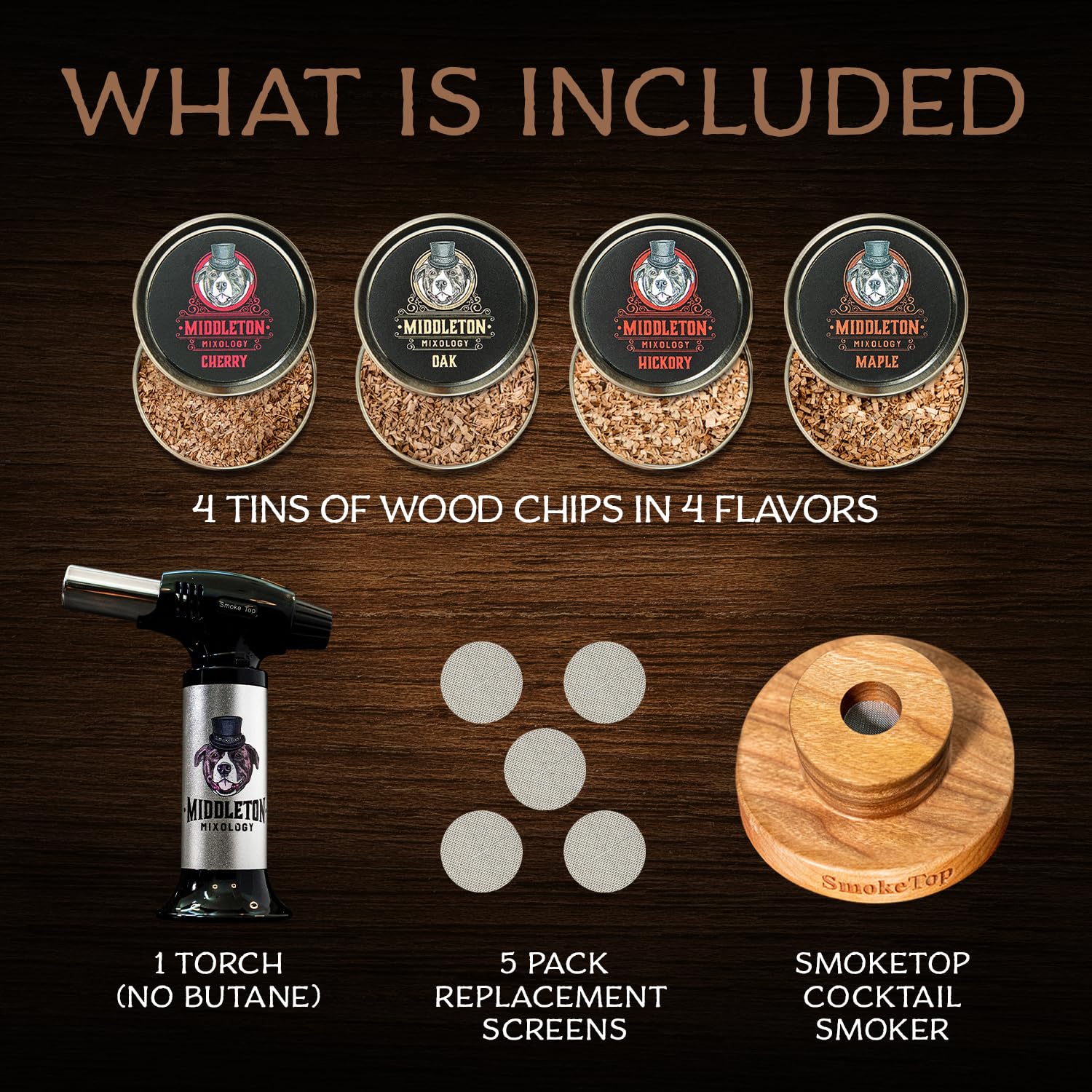 Hickory wood chips from SmokeTop deliver robust smokiness to spirits.