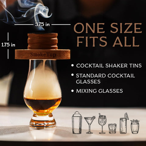 Maple wood chips from SmokeTop deliver smooth sweetness to beverages.