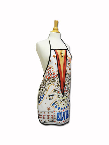 Midsouth Elvis Presley apron back jumpsuit design ideal for themed gatherings.