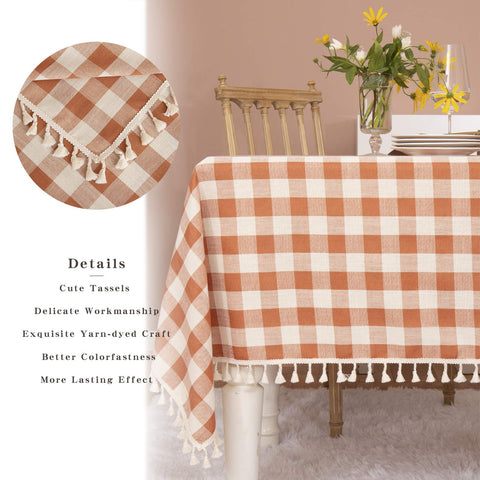 Midsummer Breeze rectangle 55x70 tablecloth fits 4–6 guests comfortably