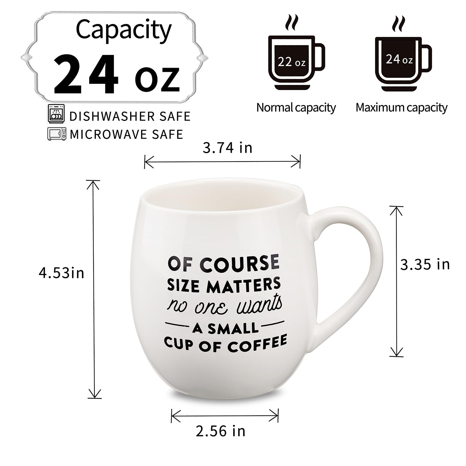 MIECOO microwave and dishwasher safe mug for easy cleanup