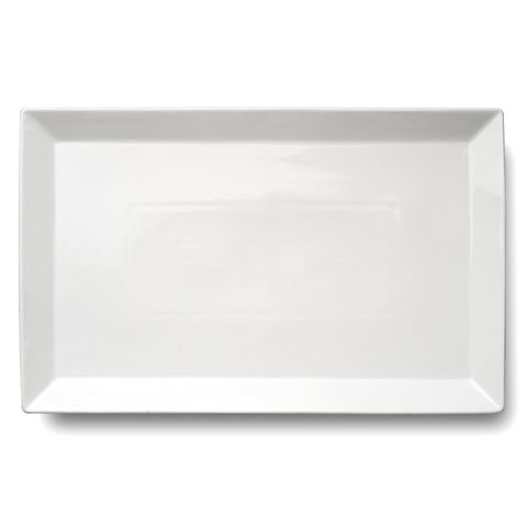 MIECOO porcelain white rectangular platter ideal for elegant buffets