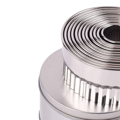 Miecux 12-piece set offers graduated sizes from 1 inch to 4.4 inches for versatile shaping