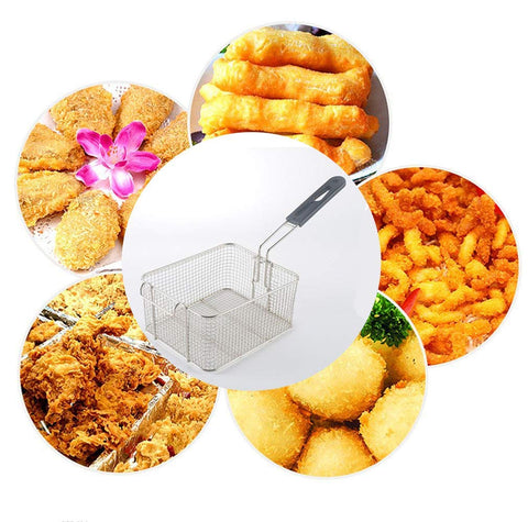 Miecux fry basket easy-cleaning feature for quick cleanup after use.