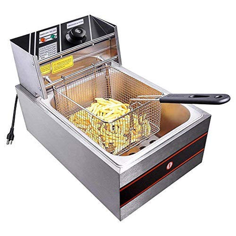 Miecux fry basket resting feet ensure stable draining after cooking.