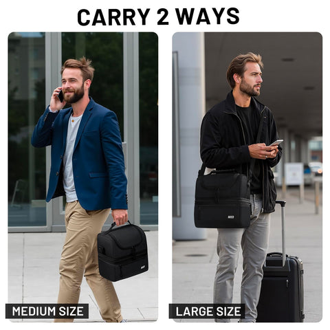 MIER compact interior helps fit full workday meals.