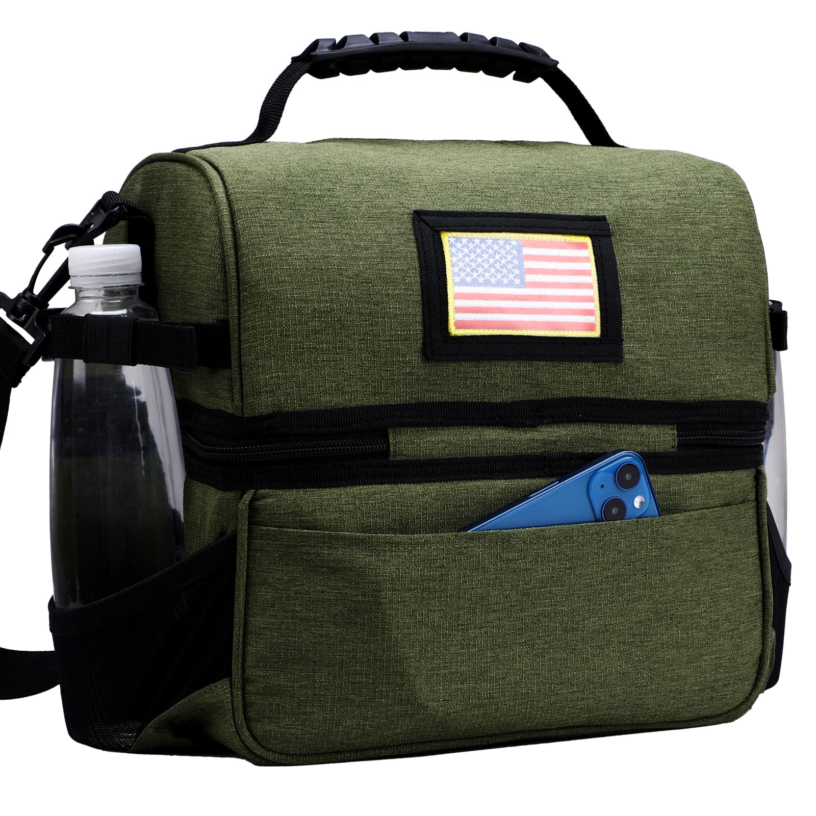MIER detachable shoulder strap provides comfortable hands-free carrying