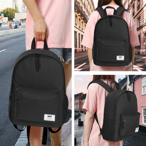 MIER insulated backpack cooler dimensions 16.5x12x4.75 inch compact design