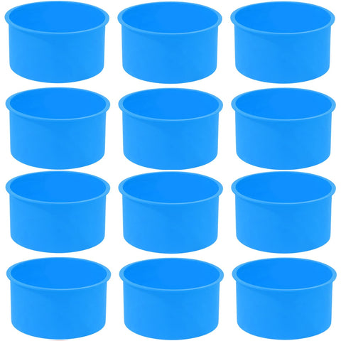 Mifengda silicone cake mold blue 4inch pack for even baking and easy release.