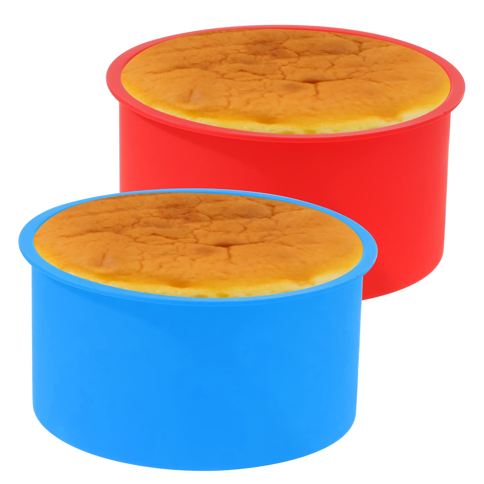Compact storage: Mifengda silicone molds stack neatly.