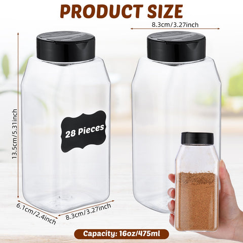 Mifoci shaker lids demonstrate easy, mess-free dispensing for spices.