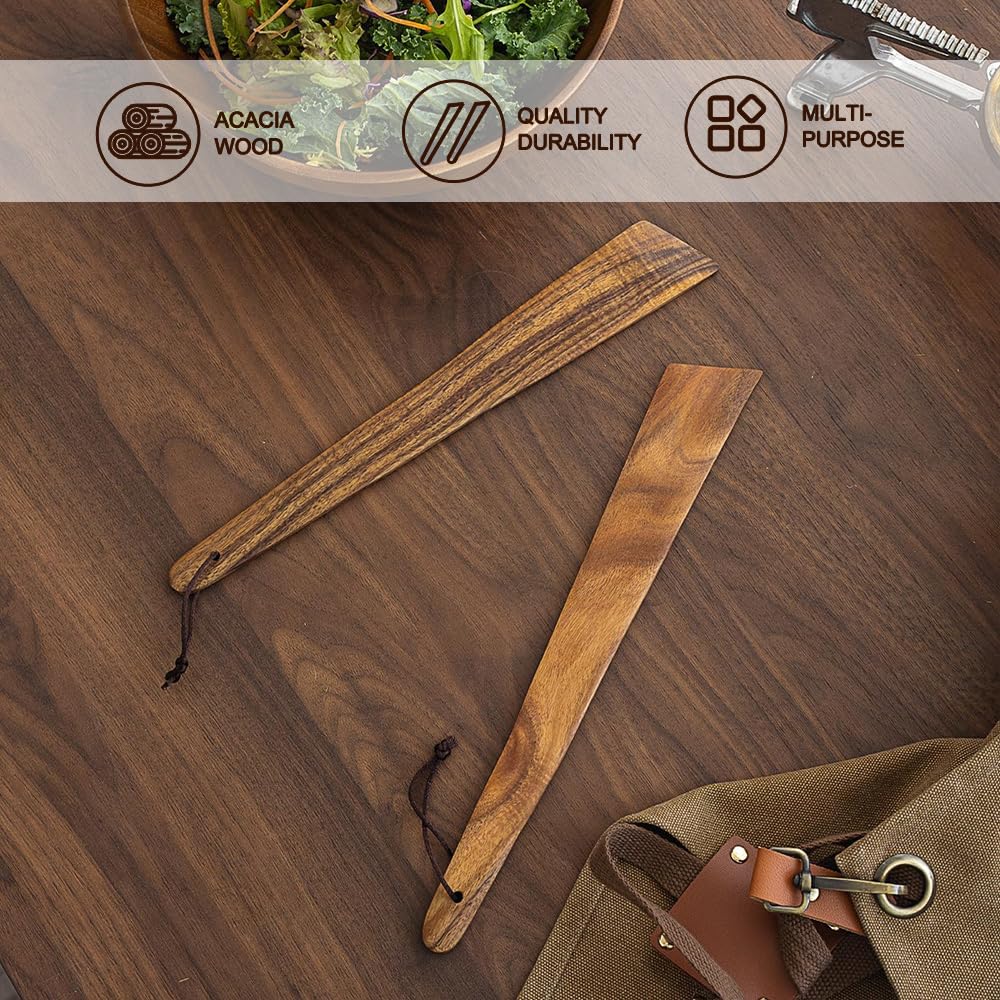 Migaku Home acacia spatula perfect for pancake flips without scratching surfaces