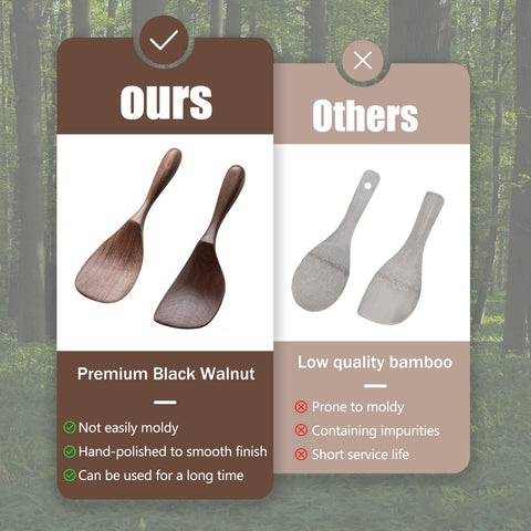 Migaku Home ergonomic handle spoons for comfortable grip during long cooks