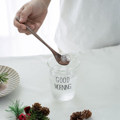 MIGAKU HOME eco-friendly spoons with plant-based oil glaze.
