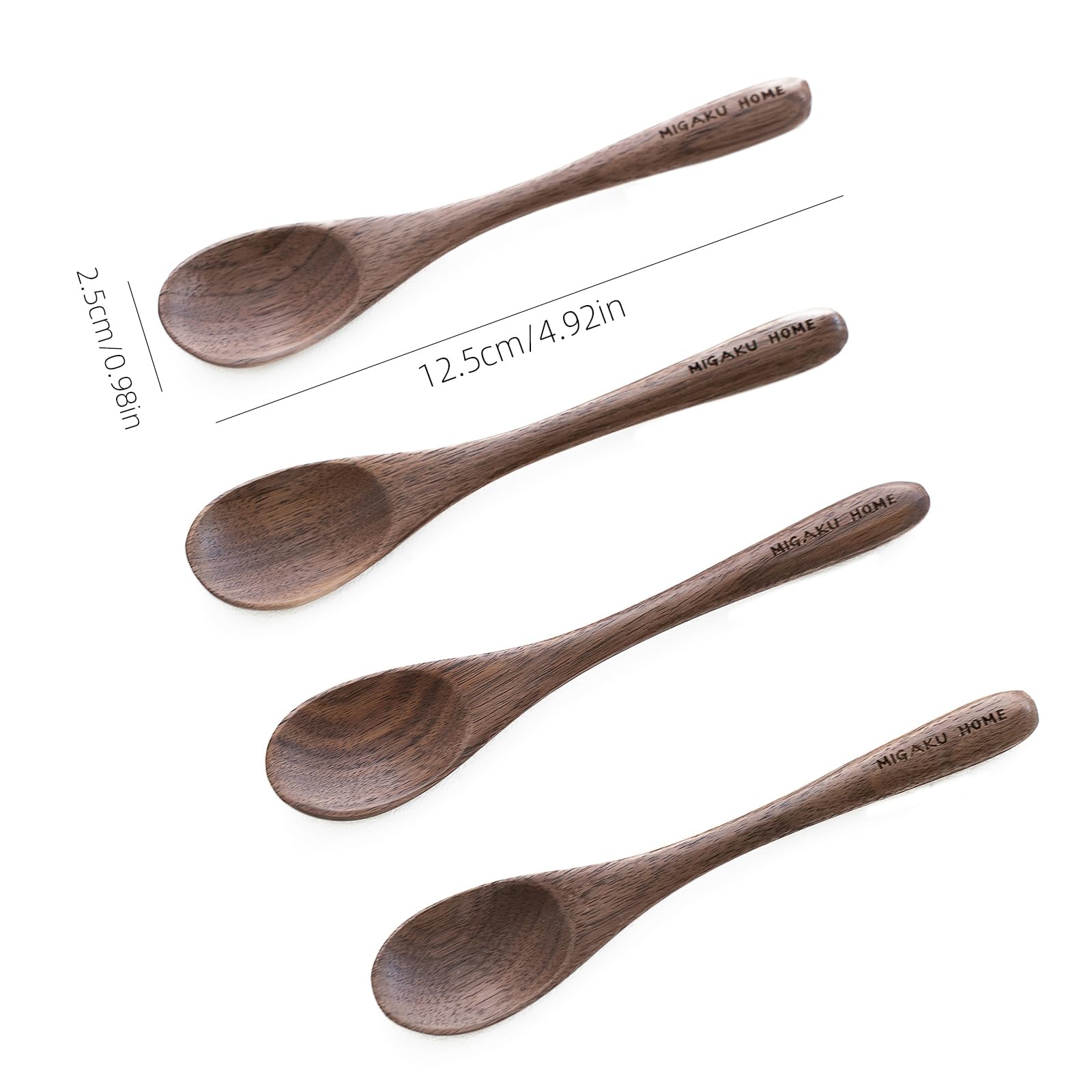 MIGAKU HOME eco-friendly spoons are sustainable and reusable for daily dining.