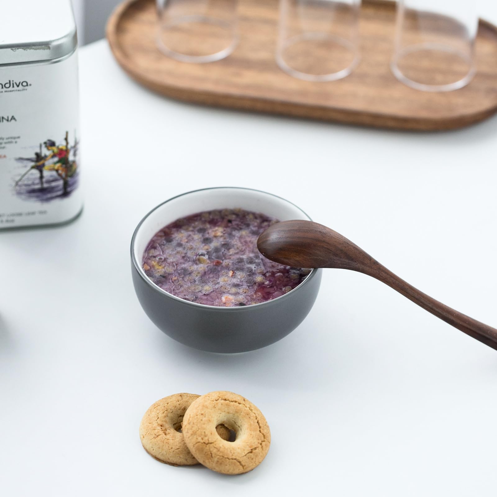 Gentle on bowls and surfaces, MIGAKU HOME spoons.