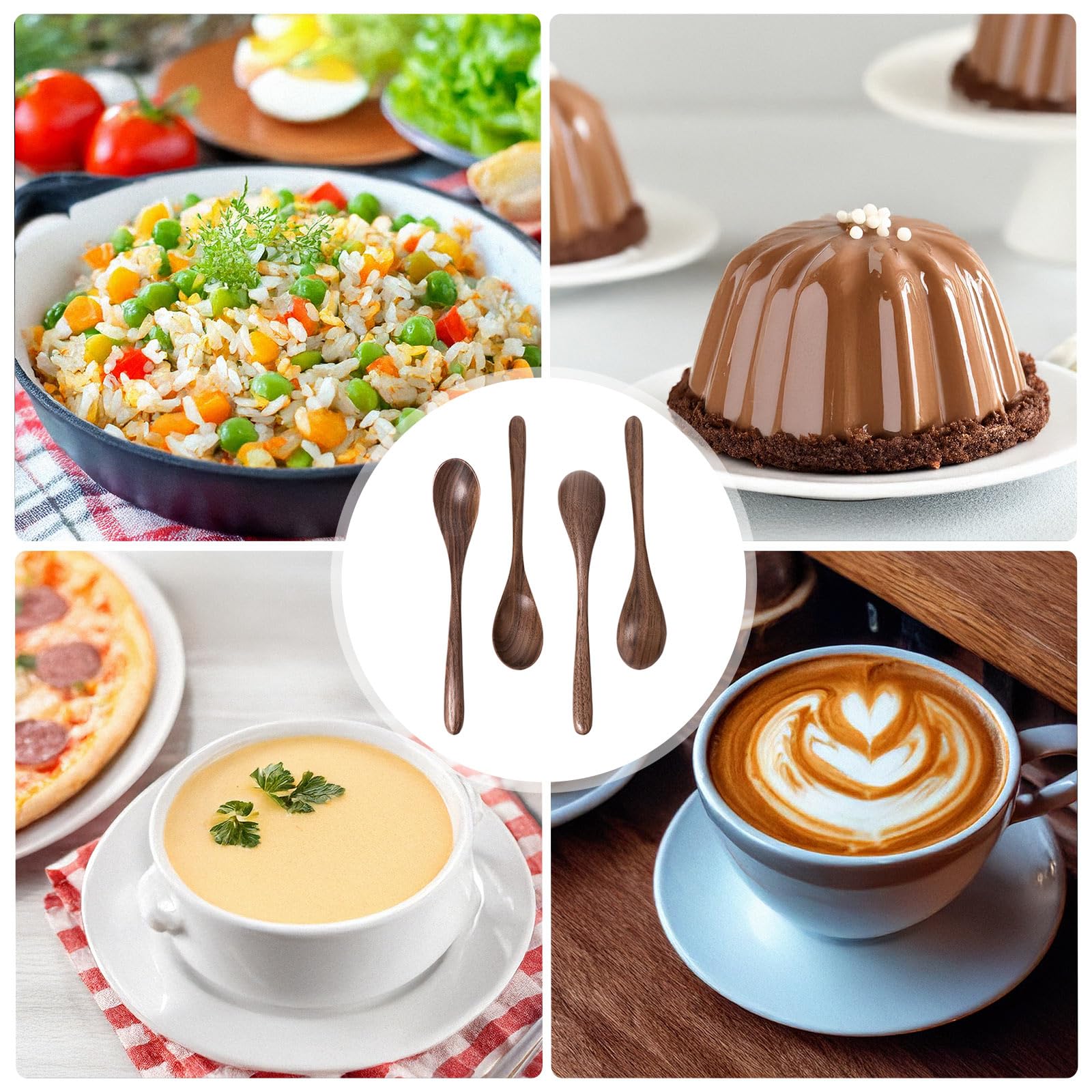 Stacked MIGAKU HOME spoons show compact, eco-friendly form.
