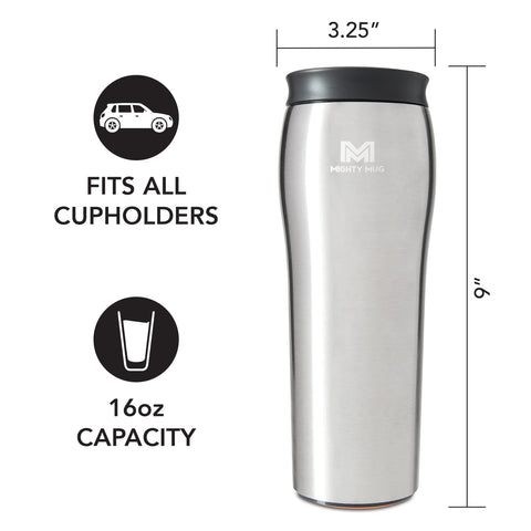 Mighty Mug gift idea for women and men, desk or travel use.
