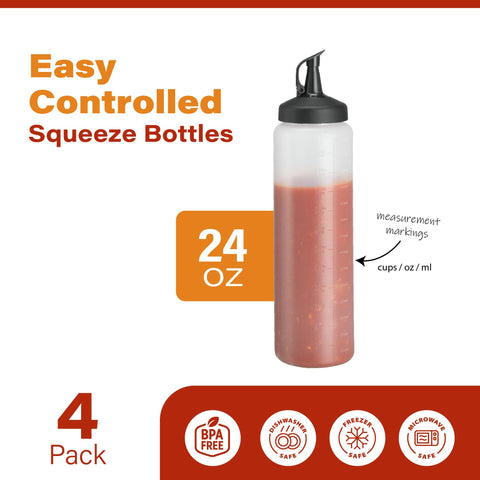 MIGHTY STRONG leak-proof snap cap keeps oils and sauces secure
