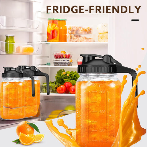 Mihlapi fridge-friendly jar stores beverages neatly and keeps dust out