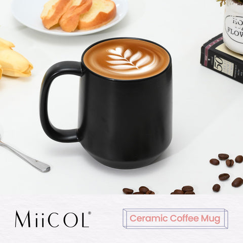 Miicol mug 16 oz with wide handle for comfortable grip.