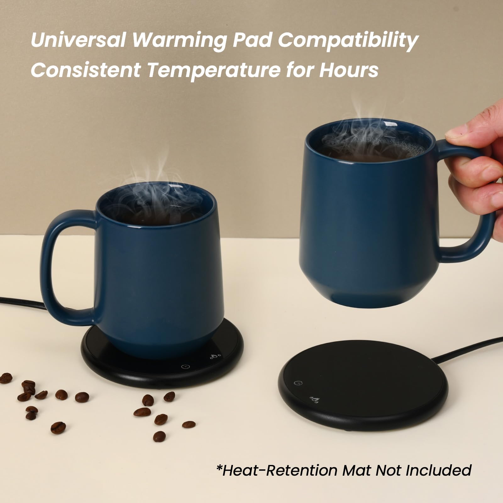Miicol ceramic mug is dishwasher and microwave safe for convenience.