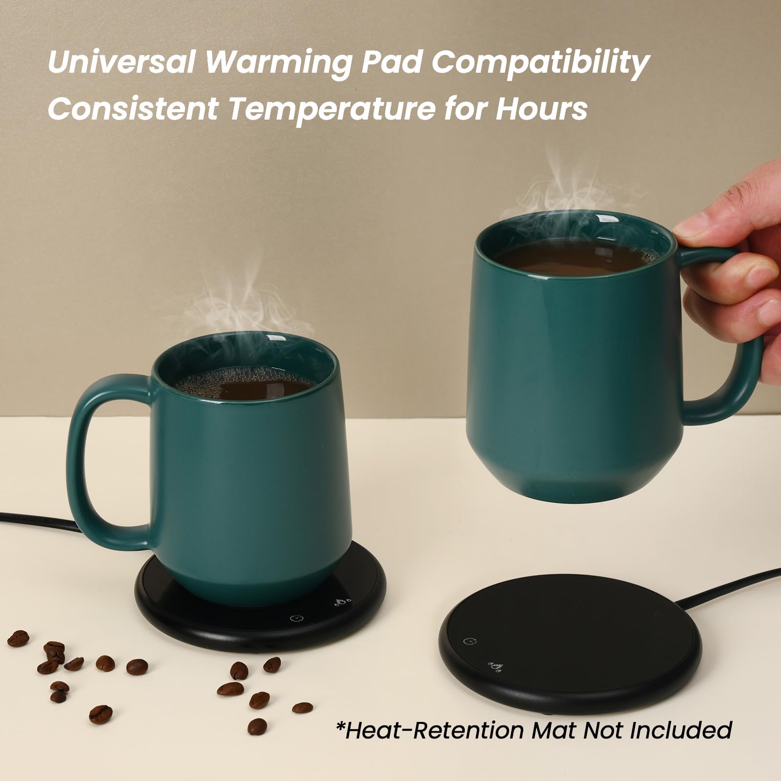 Miicol mug matte exterior glazed interior for easy cleaning