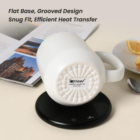 Miicol mug with glazed interior for easy cleaning and stain resistance.