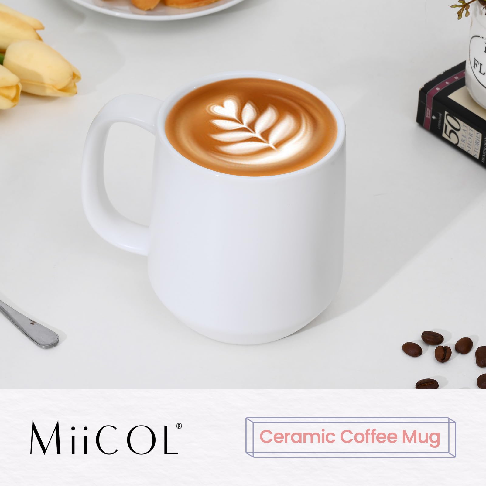 Miicol mug with a frosted matte surface for a refined daily look.